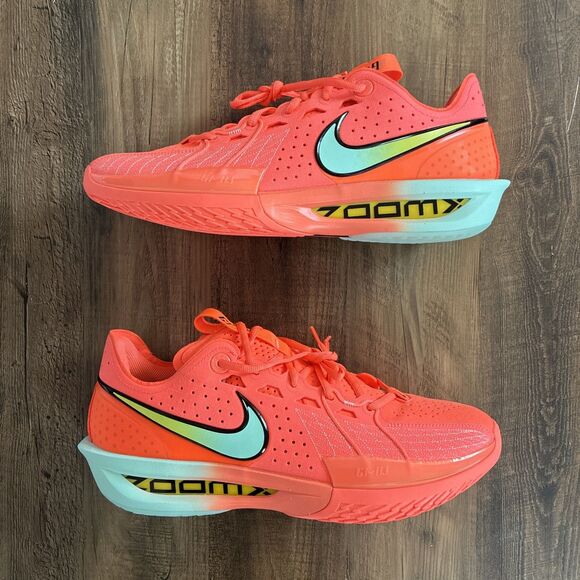Nike Air Zoom GT Cut 3 Bright Mango Men Size 13 Basketball Shoes DV2913-800